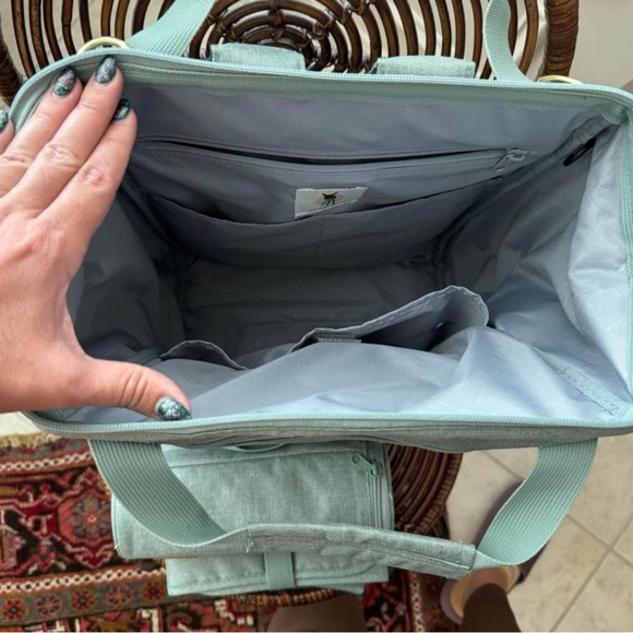 Lassig Glam Goldie Diaper Backpack in Mint - Picture 5 of 7